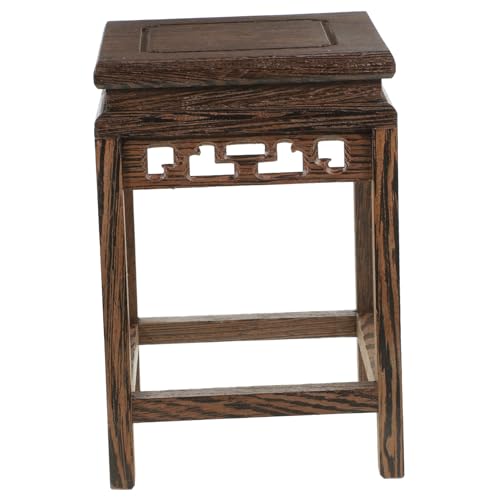UPKOCH Holzblumenständer im Chinesischen Robuster Pflanzenständer Hartholz Blumentöpfe und Kunsthandwerk Eleganter Sockel für von UPKOCH