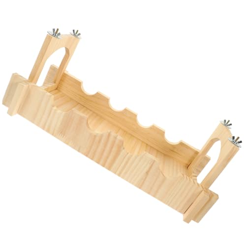 UPKOCH Holzbrücke für Kleintiere Hängende Meerschweinchenbrücke mit Versteckfunktion Langlebiges Holzspielzeug für Hamster und Chinchillas Einfach zu Montieren Vielseitig für Käfig und von UPKOCH