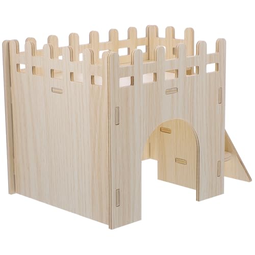 UPKOCH Holzhaus für Hamster und Kleintiere mit Leiter Langlebiges Natürliches Nagerversteck Robustes Meerschweinchen Schlafhaus Komfortabler Rückzugsort für Igel und Kleine Nager UPKOCH Holzhaus für Hamster und Kleintiere mit Leiter Langlebiges Natürliches Nagerversteck Robustes Meerschweinchen Schlafhaus Komfortabler Rückzugsort für Igel und Kleine Nager von UPKOCH