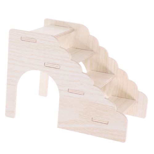 UPKOCH Holzleiter für Hamster Kleine Kletterleiter aus Robustem Holz mit Glatter Oberfläche Verschleißfest und Sicher für Hamster Rennmäuse und Kleintiere zur Bewegung und Beschäftigung UPKOCH Holzleiter für Hamster Kleine Kletterleiter aus Robustem Holz mit Glatter Oberfläche Verschleißfest und Sicher für Hamster Rennmäuse und Kleintiere zur Bewegung und Beschäftigung von UPKOCH