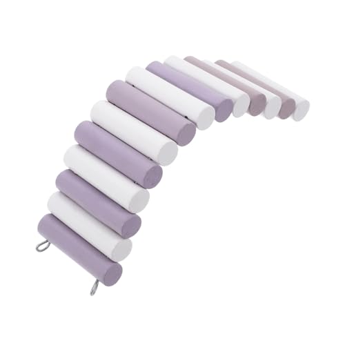 UPKOCH Holzleiterspielzeug Hamster Hamster Spielplatz Chinchilla holzbrücke für Chinchillas Hamsterspielzeug Hamster-Hängebrücke hölzern Violet von UPKOCH
