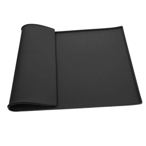 UPKOCH Hunde-tischset Welpe Hundenapfunterlage Haustiere Hunde Wassermatte Beleg Haustierfuttermatte Prüfer Napfmatte Für Hund Und Katze Wasserdicht Saugfähig Pads Groß Kieselgel Black UPKOCH Hunde-tischset Welpe Hundenapfunterlage Haustiere Hunde Wassermatte Beleg Haustierfuttermatte Prüfer Napfmatte Für Hund Und Katze Wasserdicht Saugfähig Pads Groß Kieselgel Black von UPKOCH