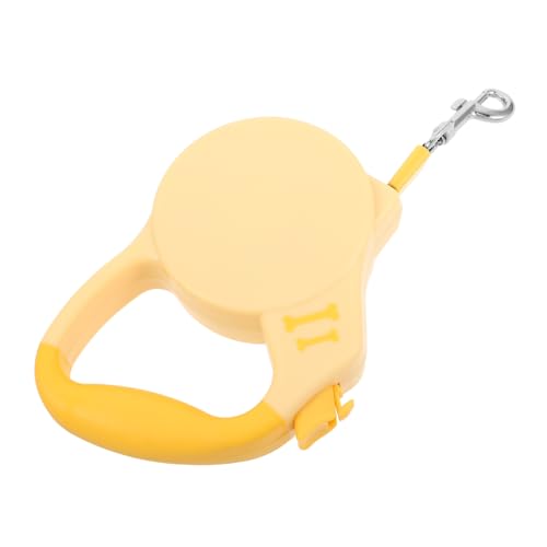 UPKOCH Hundeleine Hundetraining Leine Hundespaziergang Reflektierende einziehbare Leine Trainingsleine für Hunde Haustierzugseil für Hunde teleskopierbares Zugseil Nylon Yellow von UPKOCH