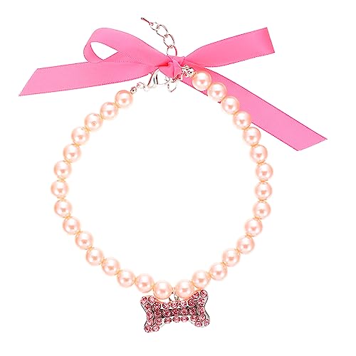 UPKOCH Hundeperlen Halskette Exquisites Hundehalsband für Katzen und Kleine Dekoration Atmungsaktiv und Bequem für Partys und Festliche Anlässe UPKOCH Hundeperlen Halskette Exquisites Hundehalsband für Katzen und Kleine Dekoration Atmungsaktiv und Bequem für Partys und Festliche Anlässe von UPKOCH
