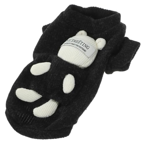 UPKOCH Hundepullover Winter Warm Verdickt Baumwolle Hundejacke Haustierkleidung für Kleine Hunde S Schwarz Komfortabel und Modisch für Kaltes UPKOCH Hundepullover Winter Warm Verdickt Baumwolle Hundejacke Haustierkleidung für Kleine Hunde S Schwarz Komfortabel und Modisch für Kaltes von UPKOCH