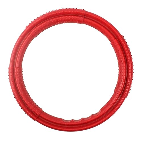 UPKOCH Hundespielzeug Flying Disc aus Flexiblem Interaktives Kauspielzeug für Hunde Zähneputzen und Trainieren Großes Rotes Molarspielzeug für Hunde von UPKOCH