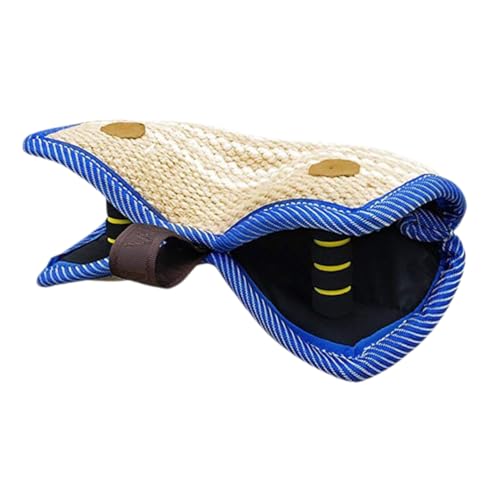 UPKOCH Hundetraining Beißkissen aus Robustem Jute mit Ergonomischem Griff Professionelles Beißspielzeug für Mittelgroße bis Große Hunde für Hundeschulen und Arbeitshunde von UPKOCH