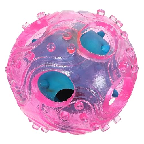 UPKOCH Tricky Treat Ball Interaktiver Leckerli Ball für Hunde Futterspender aus TPR Verschleißfest Fördert Aktives Fressen Leicht zu Reinigen von UPKOCH