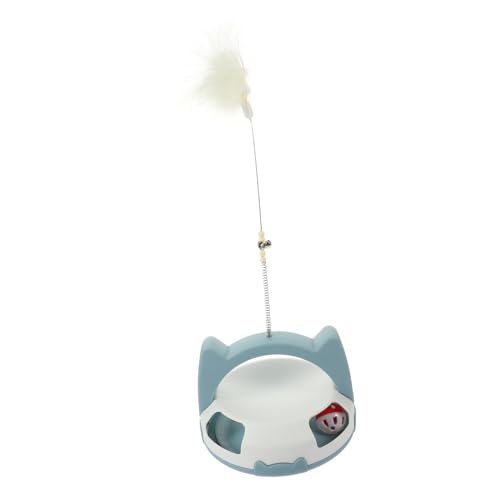 UPKOCH Katzenangel Interaktives Katzenspielzeug Mit Federstab Für Hauskatze Indoor Katzenangeln Kätzchenangel Katzenspielzeug Für Hause von UPKOCH
