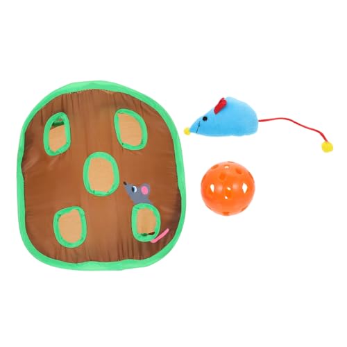 UPKOCH Interaktives Katzenspielzeug Mäusetunnel aus Robustem Material Langlebiger Katzenkratz Verstecktunnel mit Glockenball Fördert Aktivität und Bewegung für Neugierige Katzen UPKOCH Interaktives Katzenspielzeug Mäusetunnel aus Robustem Material Langlebiger Katzenkratz Verstecktunnel mit Glockenball Fördert Aktivität und Bewegung für Neugierige Katzen von UPKOCH