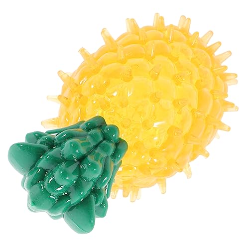 UPKOCH Interaktives Kauspielzeug Form Ananas Kühlend Und Zahnreinigend Für Stressfreies Und Zahnpflege Für Kleine Bis Große UPKOCH Interaktives Kauspielzeug Form Ananas Kühlend Und Zahnreinigend Für Stressfreies Und Zahnpflege Für Kleine Bis Große von UPKOCH