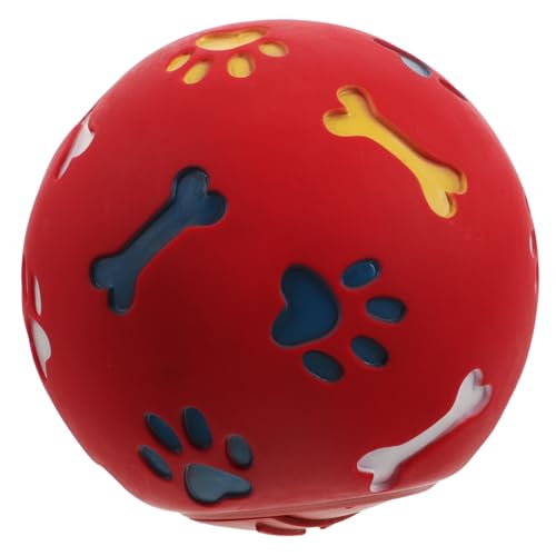 UPKOCH Interaktives Leakproof Dog Treat Ball Gummiball für Haustiere Fördert Geistige Aktivität und Spielspaß für Große und Kleine Zufällige Farbe UPKOCH Interaktives Leakproof Dog Treat Ball Gummiball für Haustiere Fördert Geistige Aktivität und Spielspaß für Große und Kleine Zufällige Farbe von UPKOCH