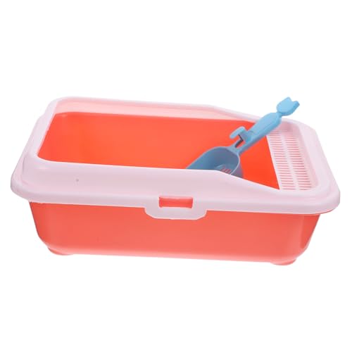 UPKOCH Kasten Katzentoilette aufgewertet Katzenstreu Scoop Katzentlattenkätzchen drinnen Wurf dustbin streuwanne trashcan Katzen Sand Katzenstreu Töpfchen Katzenstreu Toilette Sport Rosa UPKOCH Kasten Katzentoilette aufgewertet Katzenstreu Scoop Katzentlattenkätzchen drinnen Wurf dustbin streuwanne trashcan Katzen Sand Katzenstreu Töpfchen Katzenstreu Toilette Sport Rosa von UPKOCH