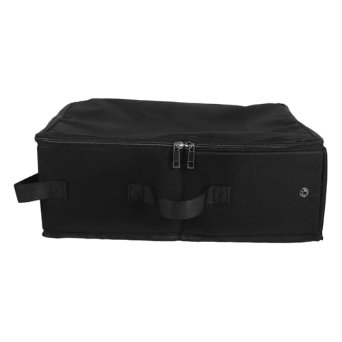 UPKOCH Kasten Tragbare Katzenstreubox Faltbar Katzentoiletten Reisen Haustier Wurf Klein Reisezubehör Für Katzen Katzenstreuzubehör Reisetoiletten Stoff (Polyester) Black von UPKOCH