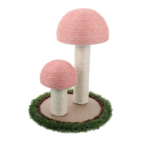 UPKOCH Katzen Kletterbaum mit Pilz Design aus Robustem Sisalseil Kratzfest und für Katzen zum Klettern und Krallenpflegen Dekoratives Katzenmöbelstück für Zuhause UPKOCH Katzen Kletterbaum mit Pilz Design aus Robustem Sisalseil Kratzfest und für Katzen zum Klettern und Krallenpflegen Dekoratives Katzenmöbelstück für Zuhause von UPKOCH