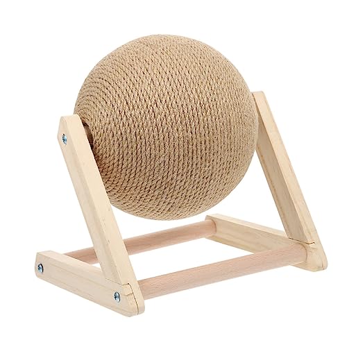 UPKOCH Katzen Kratzball Kratzspielzeug Aus Sisalkugel Kratzballspielzeug Für Katzen Haustierspielzeug Katze Kratzt Interaktives Katzenspielzeug Katze Sisal Pfote Kratzen Holz UPKOCH Katzen Kratzball Kratzspielzeug Aus Sisalkugel Kratzballspielzeug Für Katzen Haustierspielzeug Katze Kratzt Interaktives Katzenspielzeug Katze Sisal Pfote Kratzen Holz von UPKOCH