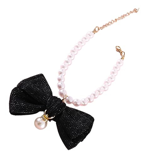 UPKOCH Katzenhalsband Schleife Verstellbares für und Kleine Sicher und Komfortabel für Besondere Anlässe Schwarzes Design von UPKOCH