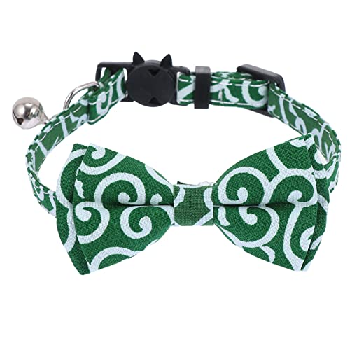 UPKOCH Katzenhalsband Welpen Kragen Name einstellbar reflektierende Katze binden süße Katzenkräger Kätzchenhalsband mit Glöckchen für Katzenhalsbänder Tuch Grün UPKOCH Katzenhalsband Welpen Kragen Name einstellbar reflektierende Katze binden süße Katzenkräger Kätzchenhalsband mit Glöckchen für Katzenhalsbänder Tuch Grün von UPKOCH