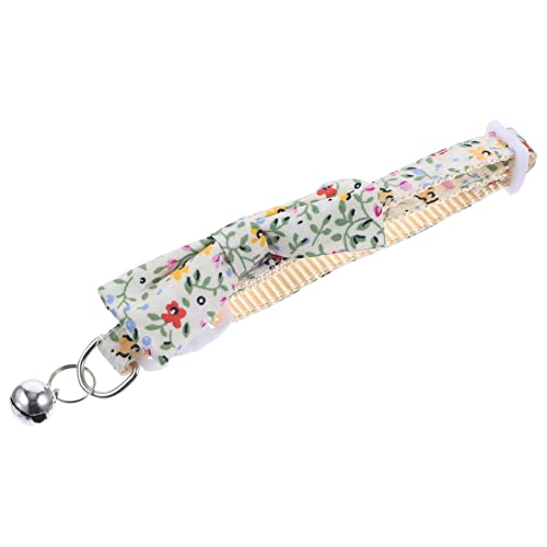 UPKOCH Katzenkragen mit Glocke Katzenhalsband Entzückender Haustierkragen Katzenhalsbänder mit Fliege dekoratives Kätzchenhalsband Kätzchenkragen mit Glocke Halsband Katze Polyester-Nylon UPKOCH Katzenkragen mit Glocke Katzenhalsband Entzückender Haustierkragen Katzenhalsbänder mit Fliege dekoratives Kätzchenhalsband Kätzchenkragen mit Glocke Halsband Katze Polyester-Nylon von UPKOCH