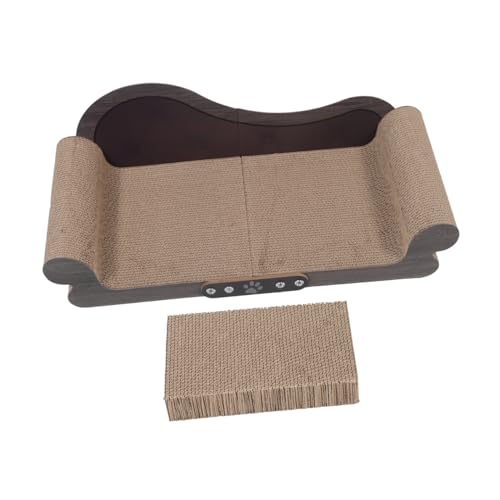 UPKOCH Katzenkratzbrett Sofa Karton Katzenkratzbrett Katzenkratzsofa Haustierkratzbrett Schönes Kratzbrett Für Katzen Dekoratives Kratzbrett Wellpappe von UPKOCH