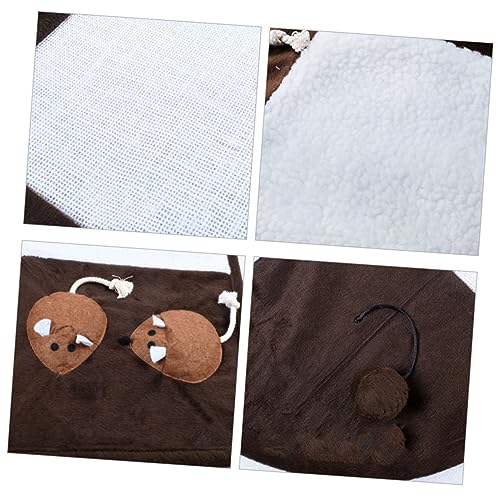 UPKOCH Katzenkratzmatte Aus Jute Multifunktionale Schlafmatte Für Katzen Krallenwetzen Und Schickes Wohnaccessoire Für Katzenliebhaber Haustierzubehör von UPKOCH