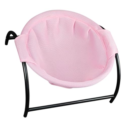 UPKOCH Katzennest-Hängematte Katzenbett bedeckt Größe Weiden für drinnen im Freien groß mit Katze hängematte Bett erhöhtes hundebett atmungsaktive Katzenhängematte Haustierbett Eisen Rosa UPKOCH Katzennest-Hängematte Katzenbett bedeckt Größe Weiden für drinnen im Freien groß mit Katze hängematte Bett erhöhtes hundebett atmungsaktive Katzenhängematte Haustierbett Eisen Rosa von UPKOCH