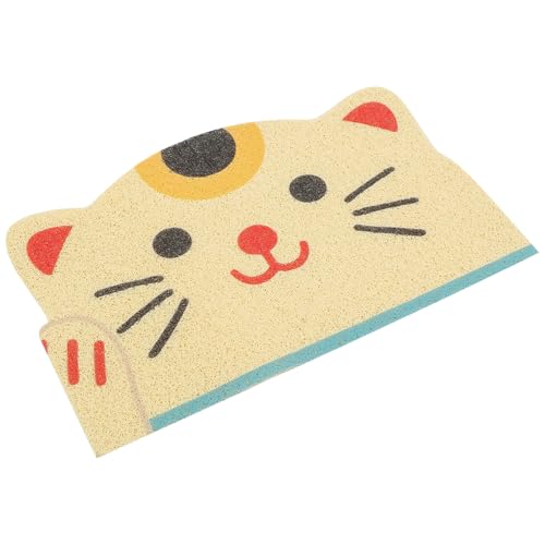 UPKOCH Katzentoilettenmatte rutschfest Atmungsaktive Katzenstreu Matte für Verschiedene Komfortable und Langlebige Matte für Katzen Sicherer und Stabiler Untergrund für Katzentoilette von UPKOCH