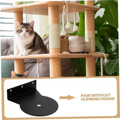 UPKOCH Katzenwandhalterung Robustes Montageset für Katzenkletterrahmen Kompatibel mit Verschiedenen Modellen Schnelles Werkzeugfreies Befestigen Modernes Design in Schwarz UPKOCH Katzenwandhalterung Robustes Montageset für Katzenkletterrahmen Kompatibel mit Verschiedenen Modellen Schnelles Werkzeugfreies Befestigen Modernes Design in Schwarz von UPKOCH