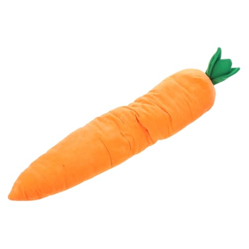 UPKOCH Kauspielzeug für Hunde Karotte Squeaky Plüschspielzeug für Welpen Mittlerer Rassen Beißfestes Interaktives Quietschspielzeug zur Zahnpflege Geeignet für Indoor und Outdoor Orange von UPKOCH