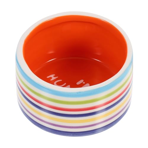 UPKOCH Keramik Futternapf für Kleine Haustiere rutschfest Langlebig Leicht zu Reinigen Geeignet für Hamster Meerschweinchen Kaninchen und Andere Kleintiere Stilvolles Streifen Design UPKOCH Keramik Futternapf für Kleine Haustiere rutschfest Langlebig Leicht zu Reinigen Geeignet für Hamster Meerschweinchen Kaninchen und Andere Kleintiere Stilvolles Streifen Design von UPKOCH