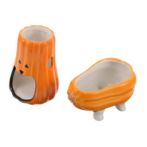 UPKOCH Keramik Kürbis Hamster Trinkflaschenhalter mit Futtertrog Stabiles Wasserflaschenständer für Kleine Nagetiere Wie Hamster Mäuse Ratten und Rennmäuse für Käfigzubehör UPKOCH Keramik Kürbis Hamster Trinkflaschenhalter mit Futtertrog Stabiles Wasserflaschenständer für Kleine Nagetiere Wie Hamster Mäuse Ratten und Rennmäuse für Käfigzubehör von UPKOCH
