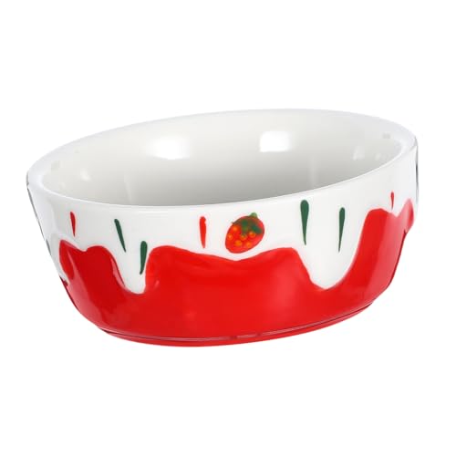 UPKOCH Keramiknapf Für Hamster Rattenfutter Kaninchengerichte Futterautomat Für Hamster Kleine Haustiernahrungsschale Hase Wassernapf Futternapf Für Hamster Kleiner Tierfutternapf Rot UPKOCH Keramiknapf Für Hamster Rattenfutter Kaninchengerichte Futterautomat Für Hamster Kleine Haustiernahrungsschale Hase Wassernapf Futternapf Für Hamster Kleiner Tierfutternapf Rot von UPKOCH