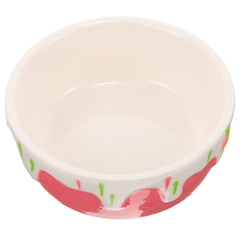 UPKOCH Keramikschale Wassernapf für Hamster Gewichtetes Meerschweinchenkäfig Spaniel Wurf Futtertrog für Hamster Kleintier Futterbehälter Hamsterschale Chinchilla-Schüssel Rosa UPKOCH Keramikschale Wassernapf für Hamster Gewichtetes Meerschweinchenkäfig Spaniel Wurf Futtertrog für Hamster Kleintier Futterbehälter Hamsterschale Chinchilla-Schüssel Rosa von UPKOCH