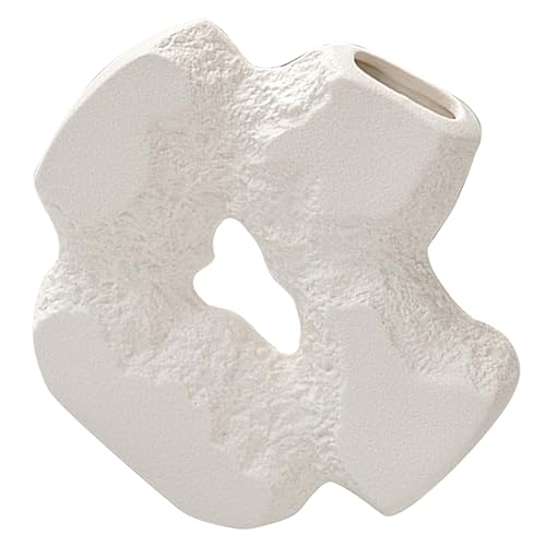 UPKOCH Keramikvase Dekorativ Vasen Für Blumen Groß Vasen Wohnkultur Rosa Hochzeit Gerippte Vase Modern Fälschung Geriffelt Geformt Vase Im Unregelmäßigen Stil Retro UPKOCH Keramikvase Dekorativ Vasen Für Blumen Groß Vasen Wohnkultur Rosa Hochzeit Gerippte Vase Modern Fälschung Geriffelt Geformt Vase Im Unregelmäßigen Stil Retro von UPKOCH