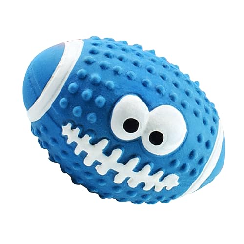 UPKOCH Klein Quietschend Interaktives Kauspielzeug Für Farbenfrohes Rugby Ball Design Aus Langlebigem Material Für Welpen Fördert Spielspaß Und Zahnpflege UPKOCH Klein Quietschend Interaktives Kauspielzeug Für Farbenfrohes Rugby Ball Design Aus Langlebigem Material Für Welpen Fördert Spielspaß Und Zahnpflege von UPKOCH