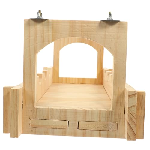 UPKOCH Kleine Haustierbrücke Für Hamster Und Ratten Kreative Hängematte Für Käfige Langlebig Und Platzsparend Für Kleine Sicheres Holzmaterial von UPKOCH