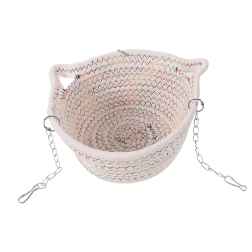 UPKOCH Kleine Ratten Hängematte Atmungsaktive Hängematte für Hamster und Kaninchen Warmes Schlafspielzeug für Kleintiere Einfach zu Befestigen Gemütlicher Rückzugsort von UPKOCH