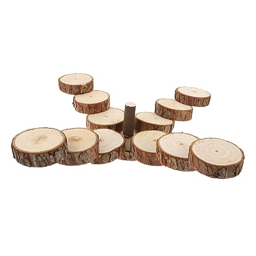 UPKOCH Kleine Nager Spielzeug Holzleiter Kletterplattform Für Hamster Und Meerschweinchen Aktivitätsfördernd Natürliches Material Vielseitig Einsetzbar Als Kletterspielzeug Erhalt Der von UPKOCH