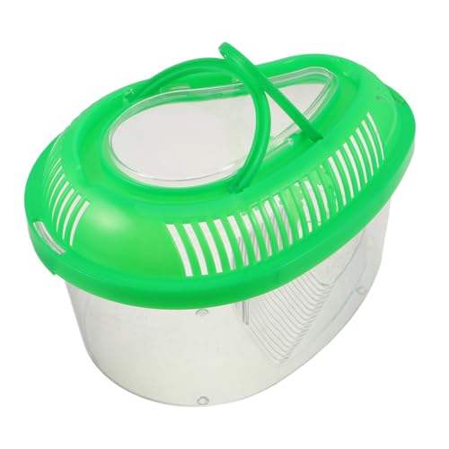 UPKOCH Kleines Reptilienbecken Aus Kunststoff Mit Griff Reptilienbehälter Für Transport Futtertank Für Schlangen Und Geckos Belüftetes Design Mit Sonnenbadeplattform Für Aquarien Und UPKOCH Kleines Reptilienbecken Aus Kunststoff Mit Griff Reptilienbehälter Für Transport Futtertank Für Schlangen Und Geckos Belüftetes Design Mit Sonnenbadeplattform Für Aquarien Und von UPKOCH