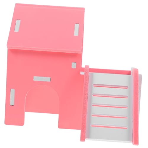 UPKOCH Kleines Hamsterhaus aus Bruchfestem Material Gemütliches Versteck und Schlafplatz für Hamster Meerschweinchen und Kleine Nagetiere Privater Rückzugsort Rosa Spielhaus für UPKOCH Kleines Hamsterhaus aus Bruchfestem Material Gemütliches Versteck und Schlafplatz für Hamster Meerschweinchen und Kleine Nagetiere Privater Rückzugsort Rosa Spielhaus für von UPKOCH