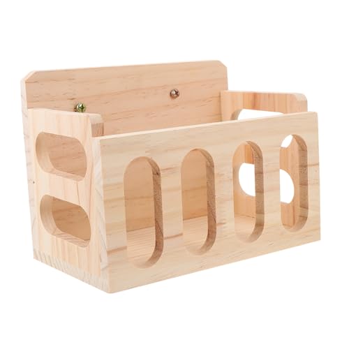 UPKOCH Kleintier Futterspender aus Holz für Meerschweinchen und Chinchillas Platzsparend Reinigen für Heu und Futter im Käfig UPKOCH Kleintier Futterspender aus Holz für Meerschweinchen und Chinchillas Platzsparend Reinigen für Heu und Futter im Käfig von UPKOCH