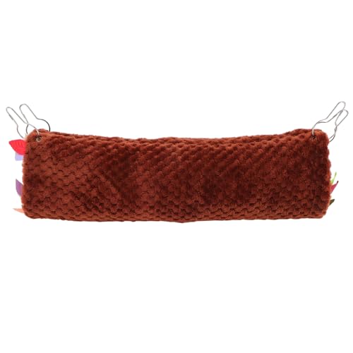 UPKOCH Kleintier Hängeschlafsack Doppeltes Futterversteck Kuscheltunnel für Meerschweinchen und Hamster als Schlaf und Versteckplatz von UPKOCH