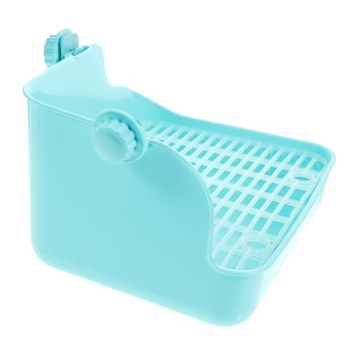 UPKOCH Kantenlosa Pet Toilette Für Kleintiere Fußboden-wc Für Kaninchen Meerchen Chinchilla Und Frettchen Robuste Eckige Toilette Für Stubenreinheit Grün von UPKOCH