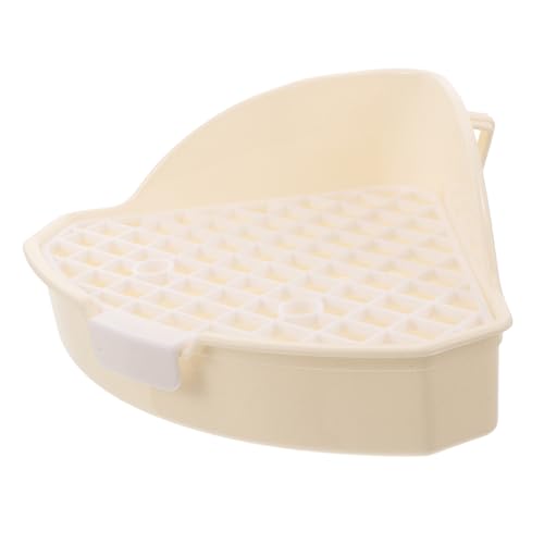 UPKOCH Kleintier Toilette Dreieckig aus Robustem Kunststoff mit Abnehmbarem Leicht zu Reinigen für Meerschweinchen Kaninchen Chinchilla Haustier Wc mit Auslaufsicherem Design und Großem UPKOCH Kleintier Toilette Dreieckig aus Robustem Kunststoff mit Abnehmbarem Leicht zu Reinigen für Meerschweinchen Kaninchen Chinchilla Haustier Wc mit Auslaufsicherem Design und Großem von UPKOCH