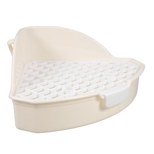 UPKOCH Kleintier Toilette für Meerschweinchen und Kaninchen Dreieckige Litter Box mit Abnehmbaren Gittern Platzsparend und Leicht zu Reinigen für Käfige und Kleine Tiere UPKOCH Kleintier Toilette für Meerschweinchen und Kaninchen Dreieckige Litter Box mit Abnehmbaren Gittern Platzsparend und Leicht zu Reinigen für Käfige und Kleine Tiere von UPKOCH