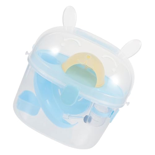 UPKOCH Kleintier Transportkäfig Tragbar aus Stabilem Kunststoff mit Lüftung Transparenter Blauer Hamster Tragetasche für Meerschweinchen Mäuse und Kleine Haustiere für Camping und Reisen von UPKOCH