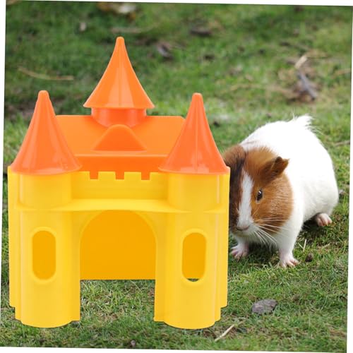 UPKOCH Kleintierhaus Hamsterhaus Spielhaus Waschbar Lustiges Schlafhaus für Meerschweinchen Zwerghamster mit Halboffenem Design und Wärmender Funktion für Kleine Zufällige Farbe von UPKOCH