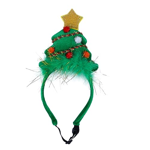 UPKOCH Kreativer Haustier Weihnachtsbaum Haarreifen Lustiger Kopfschmuck für Hochwertiges Tierhaarzubehör Cosplay Accessoire für Weihnachten und Festliche Anlässe UPKOCH Kreativer Haustier Weihnachtsbaum Haarreifen Lustiger Kopfschmuck für Hochwertiges Tierhaarzubehör Cosplay Accessoire für Weihnachten und Festliche Anlässe von UPKOCH