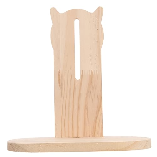 UPKOCH Laufrad Für Hamster Haustier Für Hamster Leise Stand Rad Klein Käfig Drehbarer Ständer Hamsterrad Mit Ständer Halterungen Für Hamsterrad Spielzeughamster Übung Hölzern von UPKOCH