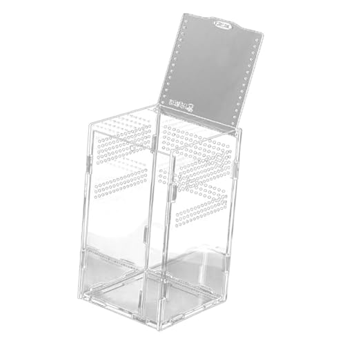 UPKOCH Magnetische Terrarienbox aus Klarem Kunststoff mit Belüftung Langlebiges Reptilien und Insektengehege für Eidechsen Spinnen Frösche Schildkröten als Futter und Zuchtbehälter von UPKOCH